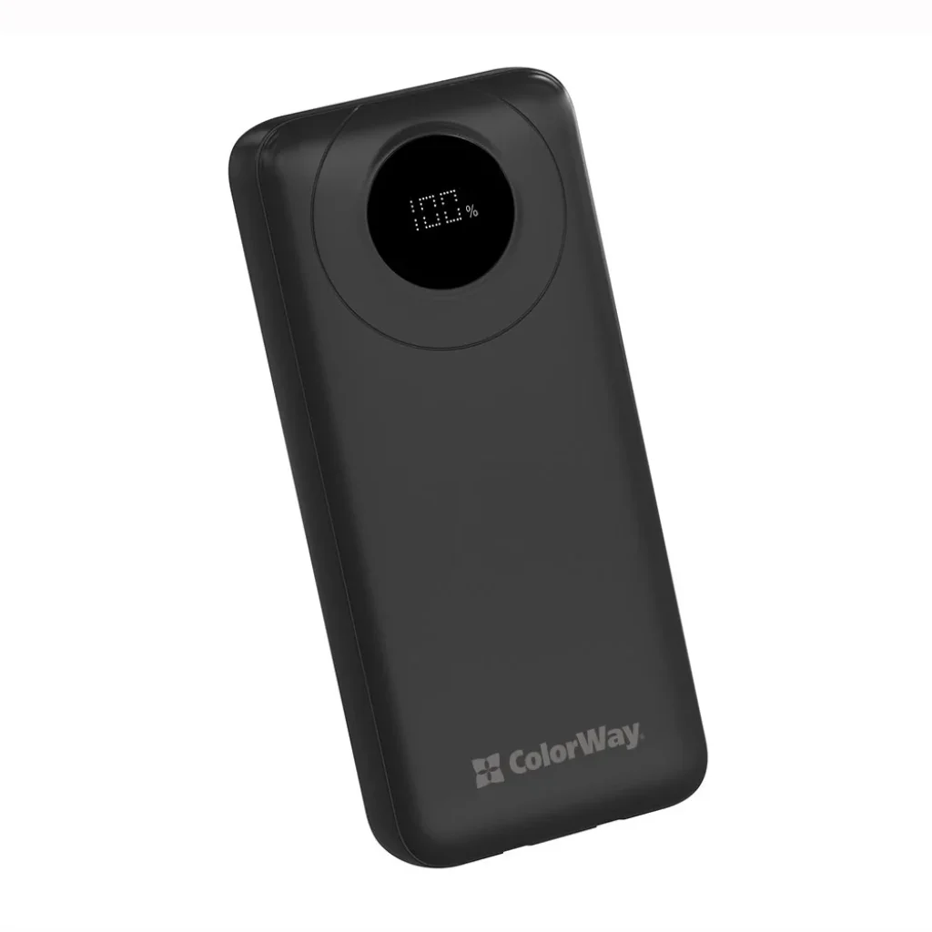 Зовнішній акумулятор ColorWay EnergyPlus 20000mAh Black (CW-PB200LPB4BK-PDD) UA