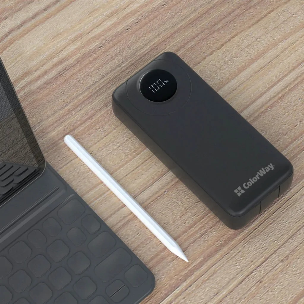 Зовнішній акумулятор ColorWay EnergyPlus 20000mAh Black (CW-PB200LPB4BK-PDD) UA