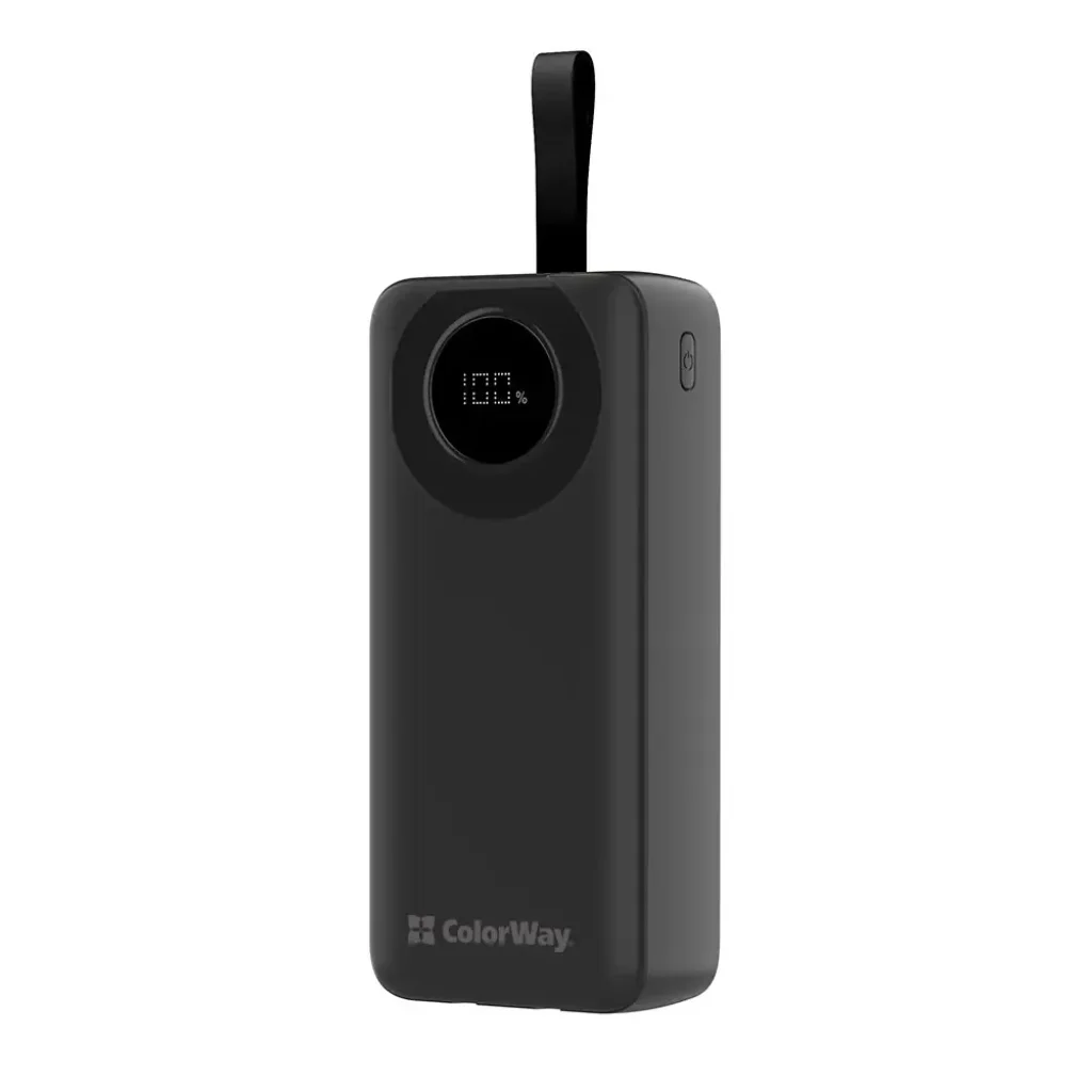 Зовнішній акумулятор ColorWay EnergyPlus 30000mAh Black (CW-PB300LPB4BK-PDD) UA