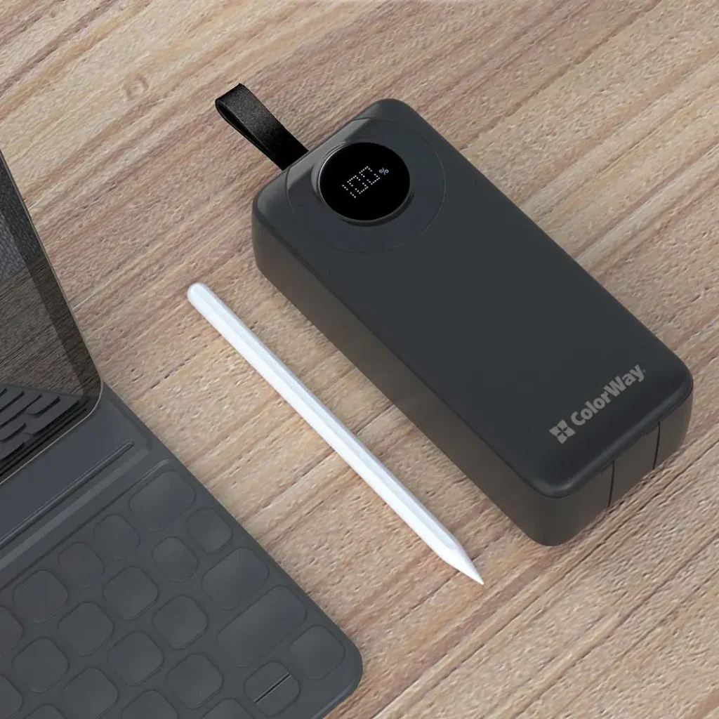 Зовнішній акумулятор ColorWay EnergyPlus 30000mAh Black (CW-PB300LPB4BK-PDD) UA