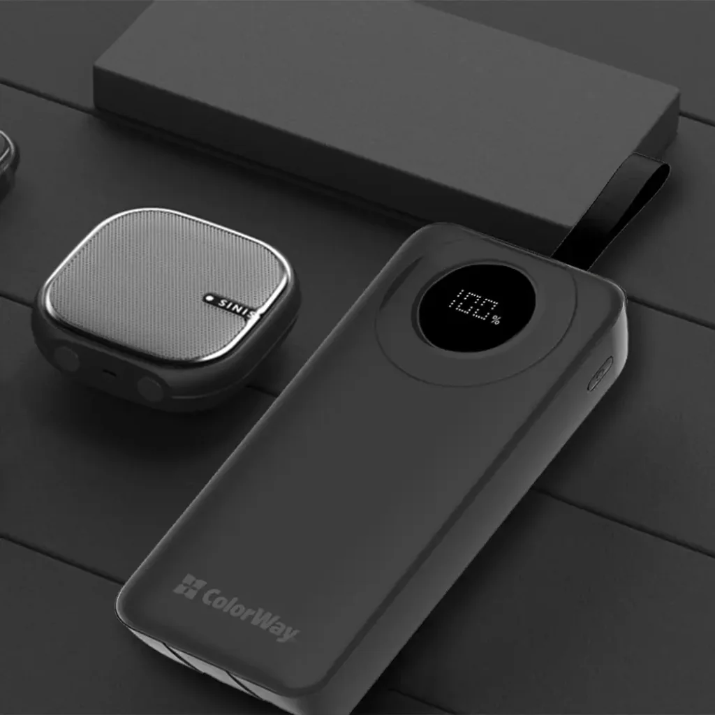Зовнішній акумулятор ColorWay EnergyPlus 30000mAh Black (CW-PB300LPB4BK-PDD) UA
