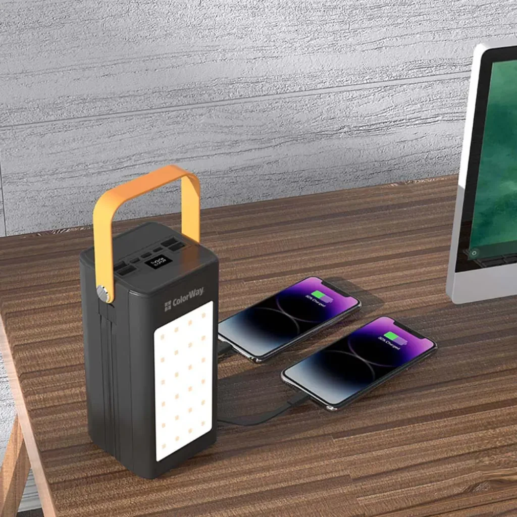 Зовнішній акумулятор ColorWay LCD/Lamp 80000mAh Black (CW-PB800LPA8BK-PDD) UA