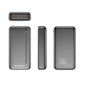 Зовнішній акумулятор ColorWay Portable Charger 20000mAh Black (CW-PB200LPB4BK-PD) UA