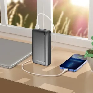Зовнішній акумулятор ColorWay Portable Charger 20000mAh Black (CW-PB200LPB4BK-PD) UA