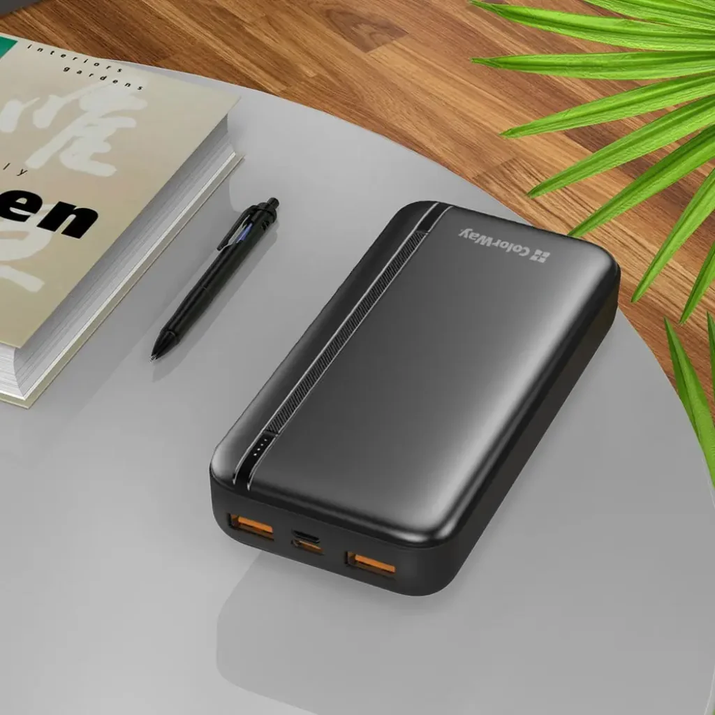 Зовнішній акумулятор ColorWay Portable Charger 20000mAh Black (CW-PB200LPB4BK-PD) UA