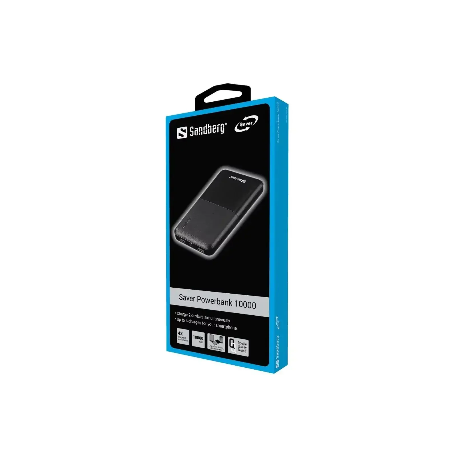 Зовнішній акумулятор Sandberg Powerbank 10000mAh Black (320-34) UA
