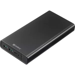 Зовнішній акумулятор Sandberg Powerbank 38400mAh USB-C PD 100W Black (420-63) UA