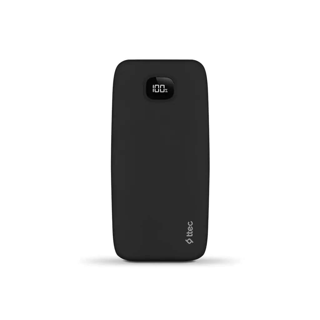 Зовнішній акумулятор Ttec 10000mAh ChargeUp Pro LCD PD 20W Black (2BB209S) UA