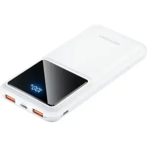 Зовнішній акумулятор Vention 10000mAh PD QC 3.0 White (FHKW0) UA