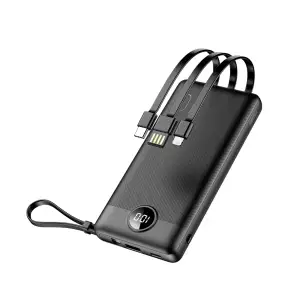 Зовнішній акумулятор Veger W1116 10000mAh (W1116.black) UA
