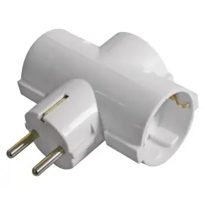 Тройник Emos (P00242) White UA