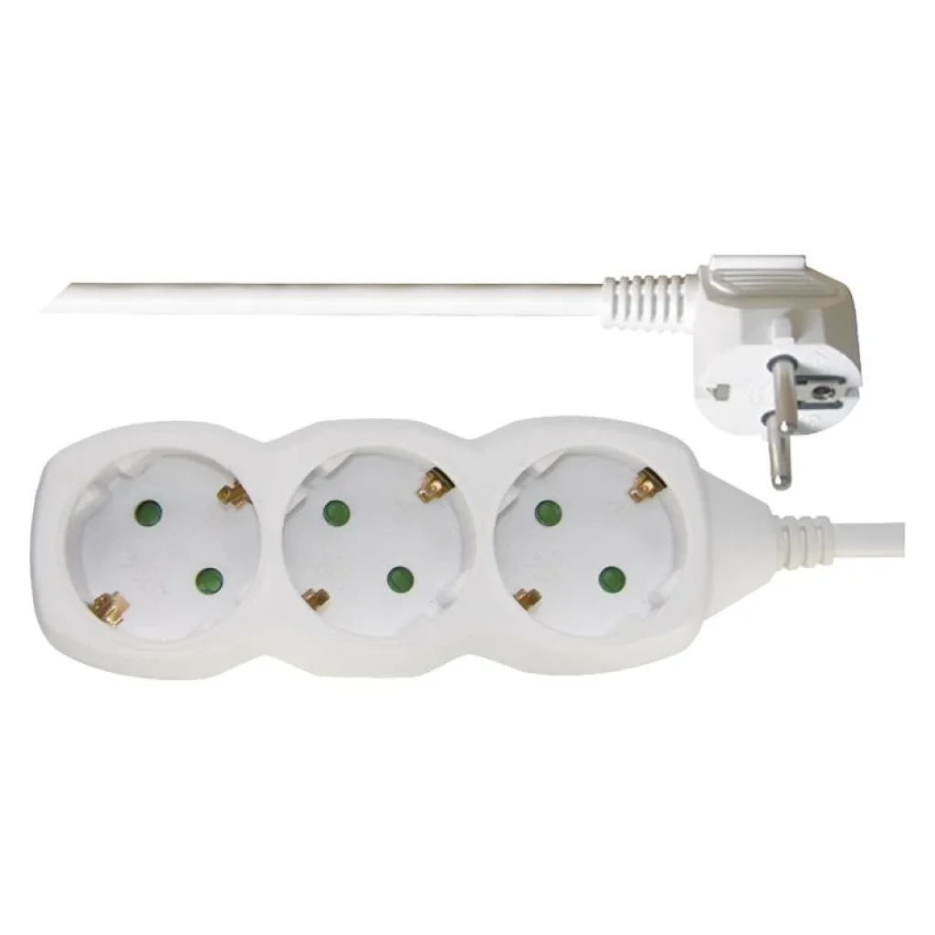 Фильтр питания Emos (P0323) 3 розетки, 3м, White UA