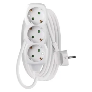Фильтр питания Emos (P0323R) 3 розетки, 1.5мм2, 3м, White UA