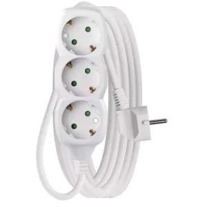 Фильтр питания Emos (P0325) 3 розетки, 5м, White UA