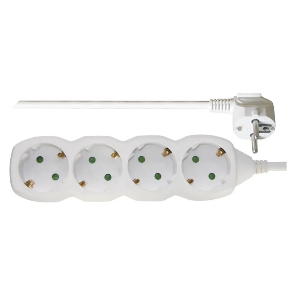 Фильтр питания Emos (P0423) 4 розетки, 3м, White UA