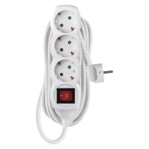 Фильтр питания Emos (P1325R) с выключателем, 3 розетки, 1.5мм2, 5м, White UA