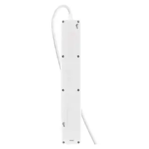 Фильтр питания Emos (P1523RU) с выключателем, 2xUSB, 5 розеток, 1.5мм2, 3м, White UA