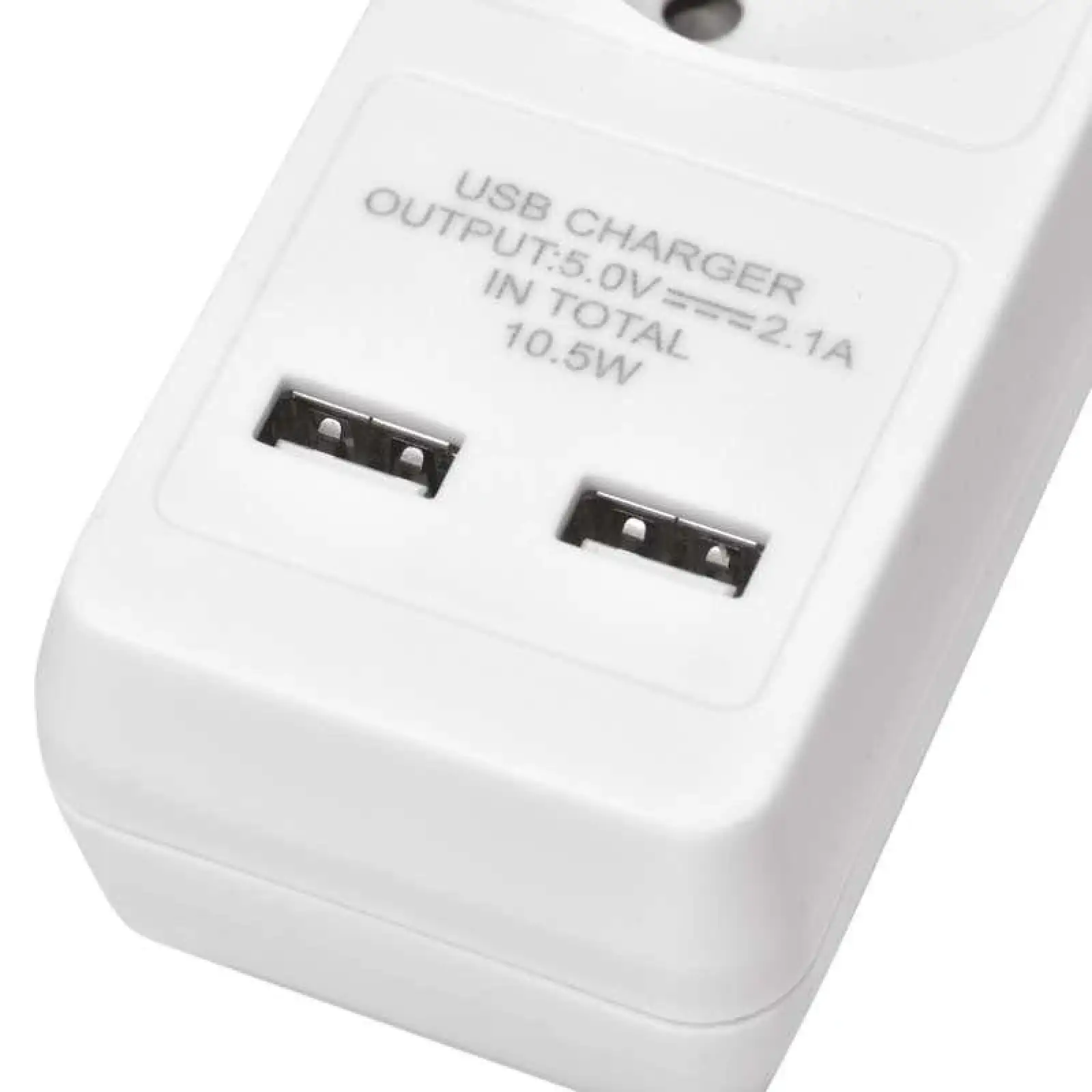 Фильтр питания Emos (P1523RU) с выключателем, 2xUSB, 5 розеток, 1.5мм2, 3м, White UA