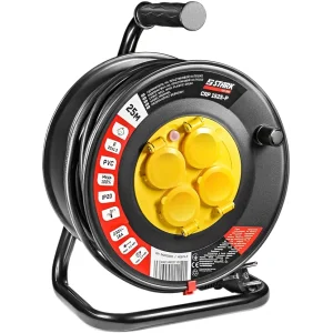 Удлинитель на катушке Stark CRP 1525-P (242000001) 4 розетки, 25 м, черный UA