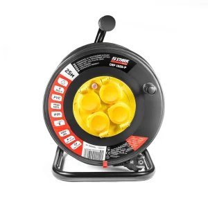 Удлинитель на катушке Stark CRP 1525-P (242000001) 4 розетки, 25 м, черный UA