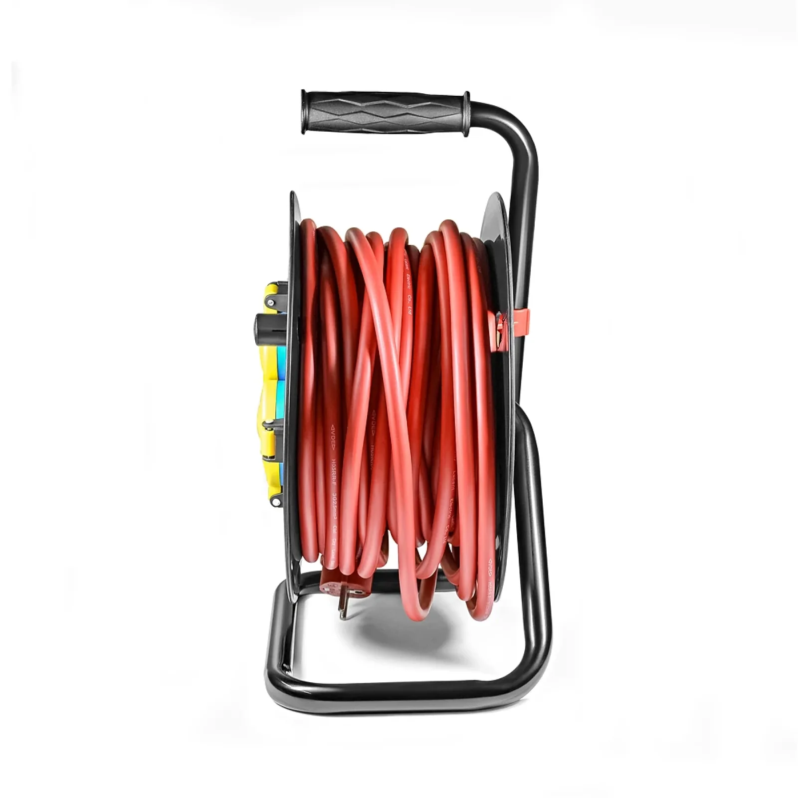 Удлинитель на катушке Stark CRP 2525-P (242000002) 4 розетки, 25 м, черно-красный UA