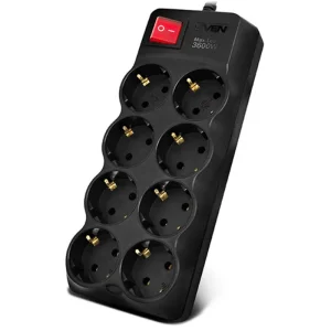 Фільтр живлення Sven SF-08-16 3 м Black, 00100093 UA