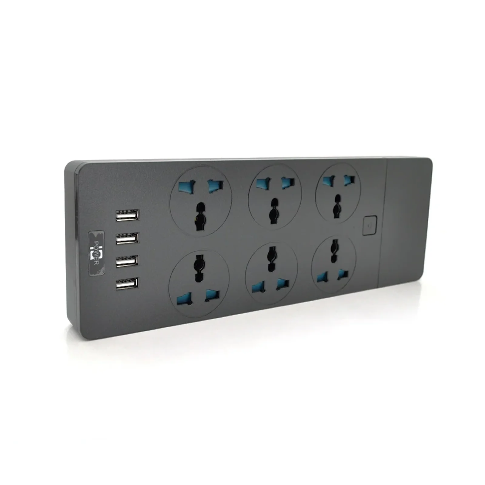 Мережевий фільтр Voltronic ТВ-Т12/19741 6 розетки, 4 USB, 2 м, Black UA