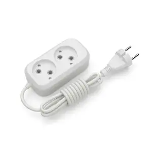 Удлинитель блочный (ABS) Electrum 2 гнезда 3м C-ES-1783 UA