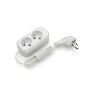 Подовжувач блоковий (ABS) Electrum 2 гнізда 3м із заземленням C-ES-1788 UA