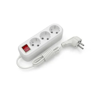 Удлинитель блочный (ABS) Electrum 3гнезда 3м с заземлением и выключателем C-ES-1813 UA