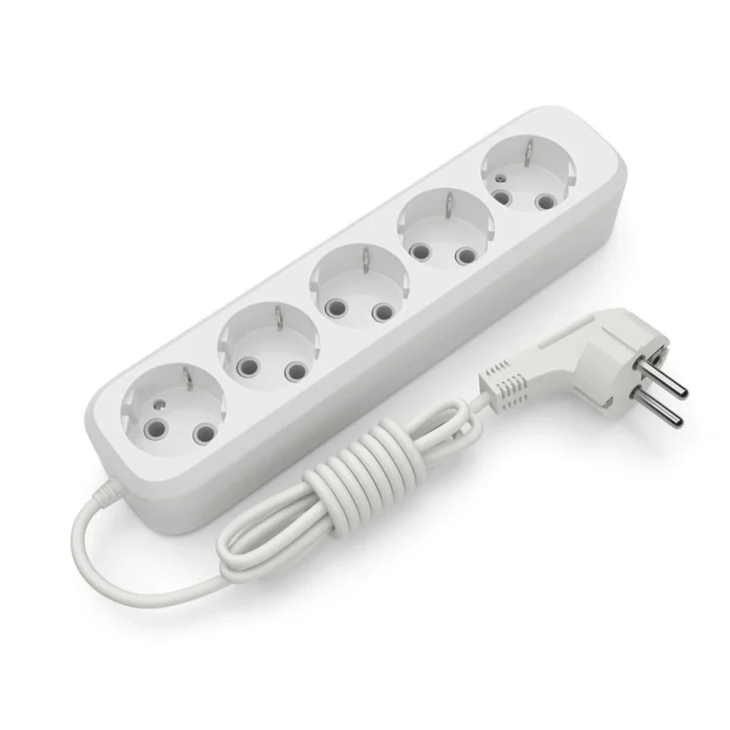 Удлинитель блочный (ABS) Electrum 5 гнезд 5м с заземлением C-ES-1794 UA