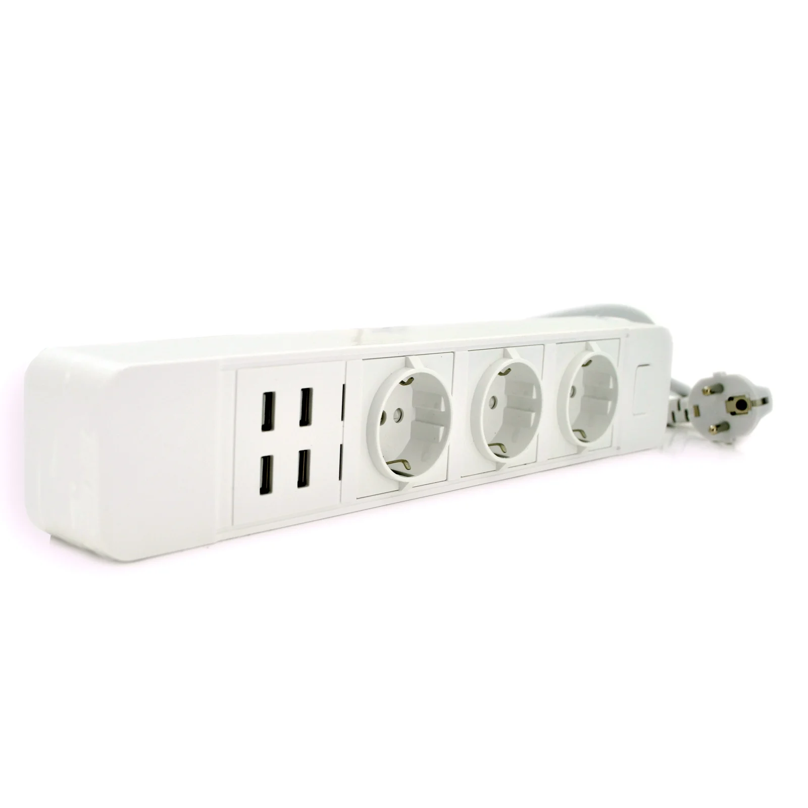 Сетевой фильтр Voltronic WiFi (ТВ-Т09/17464) 3 розетки, 4 USB, 2 м, White UA