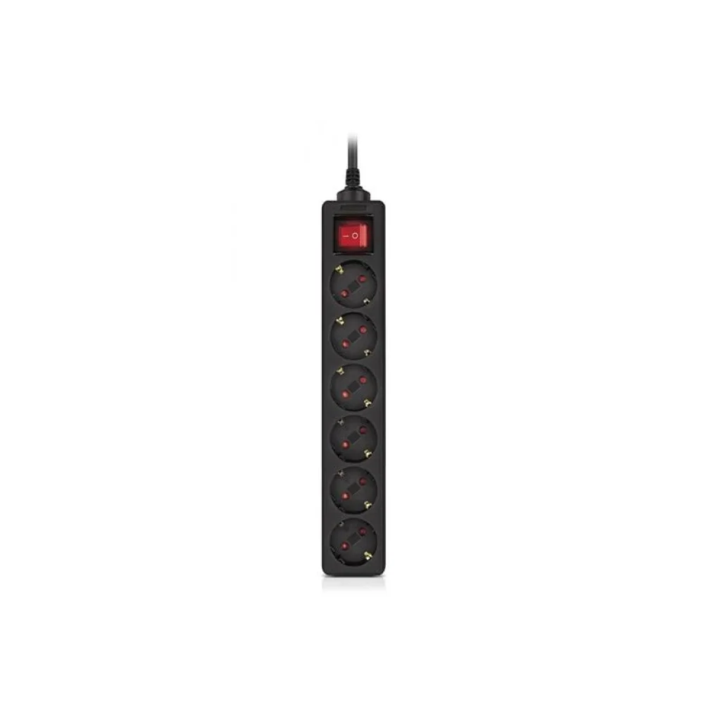 Фільтр живлення REAL-EL RS-6 Protect M 5м Black (EL122300036) UA