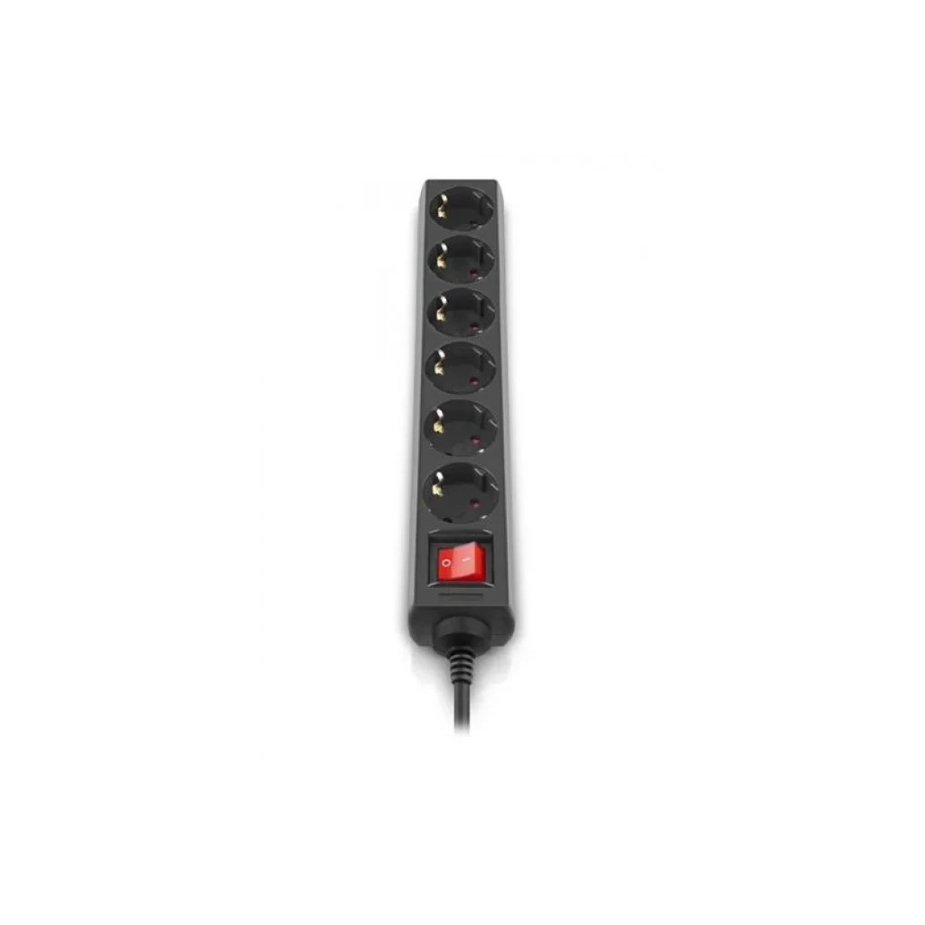 Фільтр живлення REAL-EL RS-6 Protect M 5м Black (EL122300036) UA