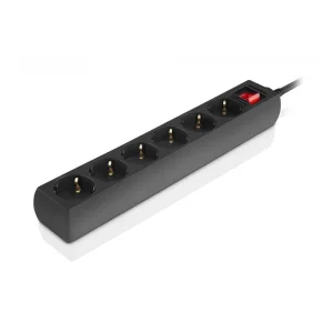 Фільтр живлення REAL-EL RS-6 Protect M 5м Black (EL122300036) UA