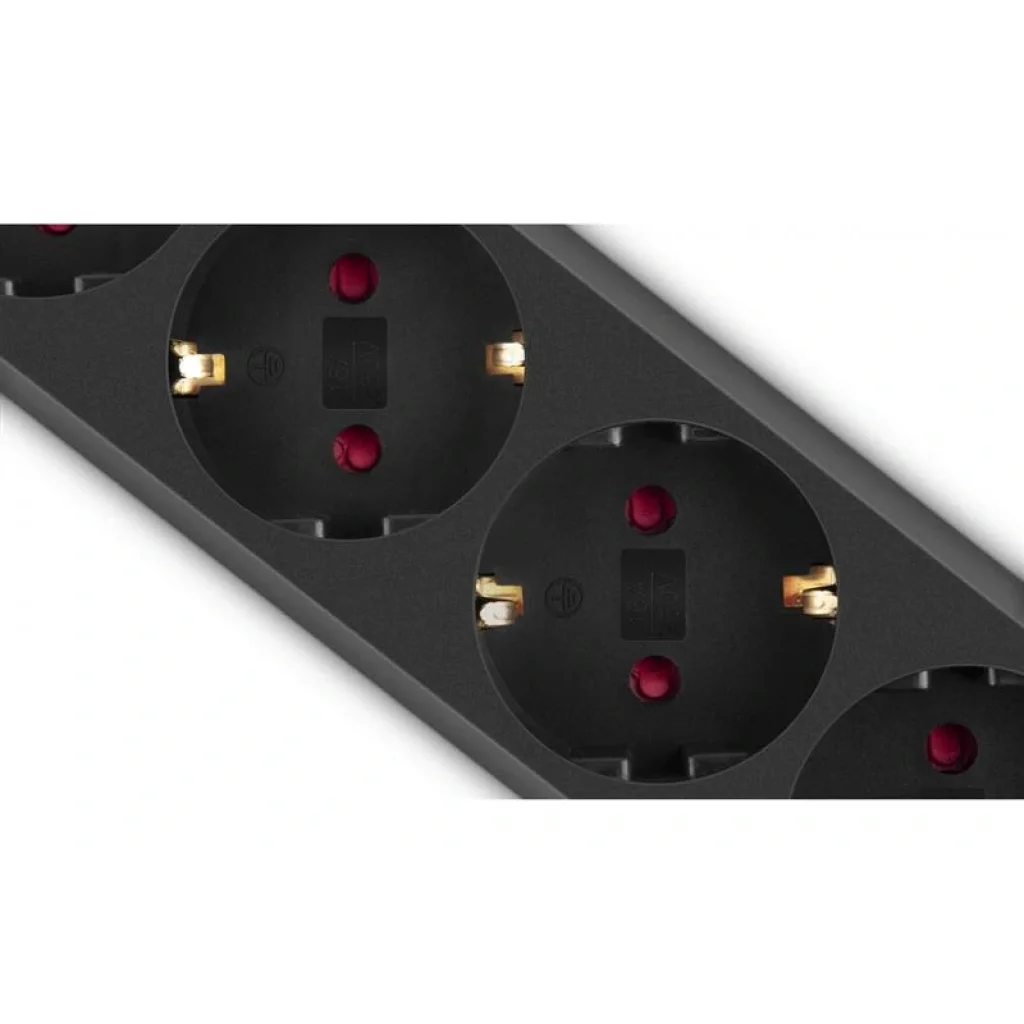 Фільтр живлення REAL-EL RS-6 Protect M 3м Black (EL122300034) UA