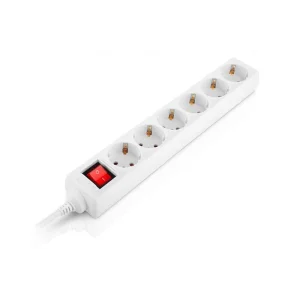 Фільтр живлення REAL-EL RS-6 Protect M 1.8м White (EL122300031) UA