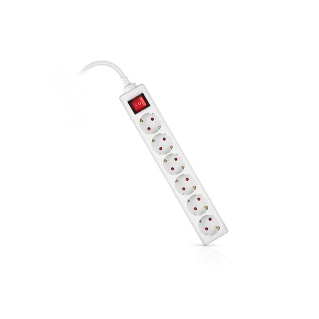 Фильтр питания REAL-EL RS-6 Protect M 1.8м White (EL122300031) UA
