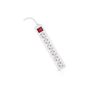 Фильтр питания REAL-EL RS-6 Protect M 1.8м White (EL122300031) UA