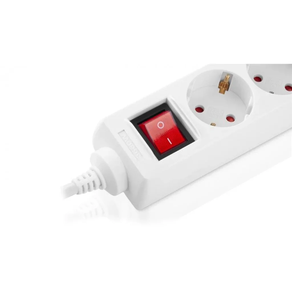 Фільтр живлення REAL-EL RS-6 Protect M 3м White (EL122300033) UA