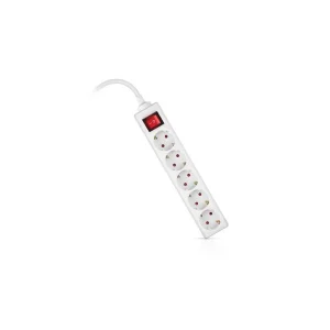 Фільтр живлення REAL-EL RS-Protect M 5м White (EL122300029) UA