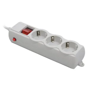 Фільтр живлення Gembird Pro (SPG3-G-6G-PRO) 3 розетки, 1.8м, сірий UA