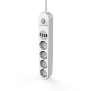 Фільтр живлення ProLogix Premium (PR-SE4432W) 4 розетки, 4 USB, 2 м, білий UA