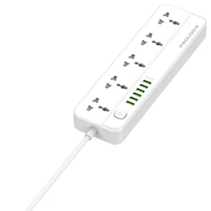 Фільтр живлення ProLogix Premium (PR-SC5614W) 5 розеток, 6 USB AUTO ID, 2 м, білий UA