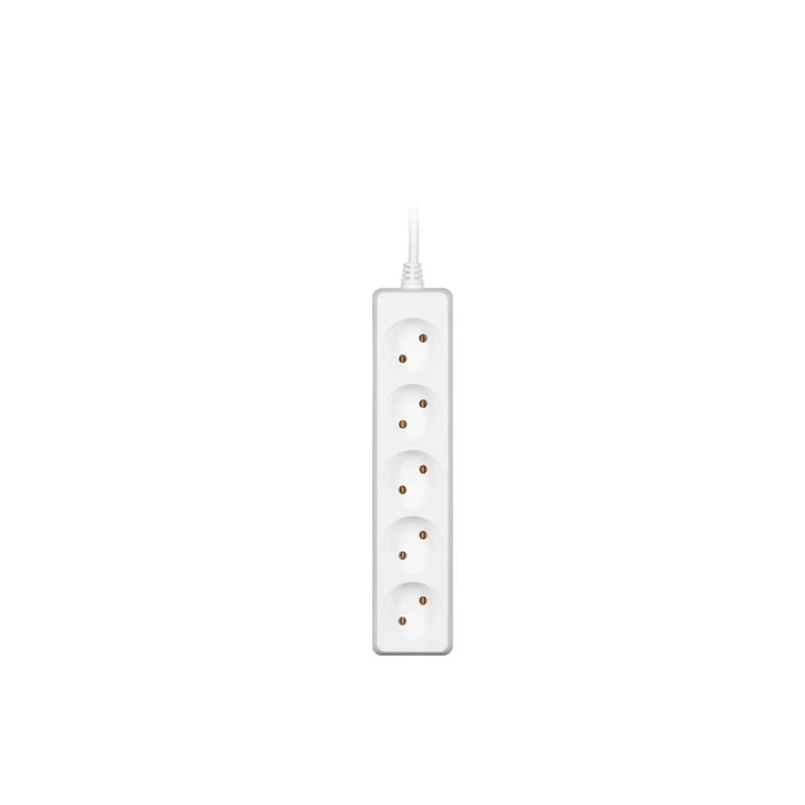Мережевий подовжувач 2E 5XCEE7/17, 2G*1.0мм, 1.5м, white, 2E-U0510M1.5 UA