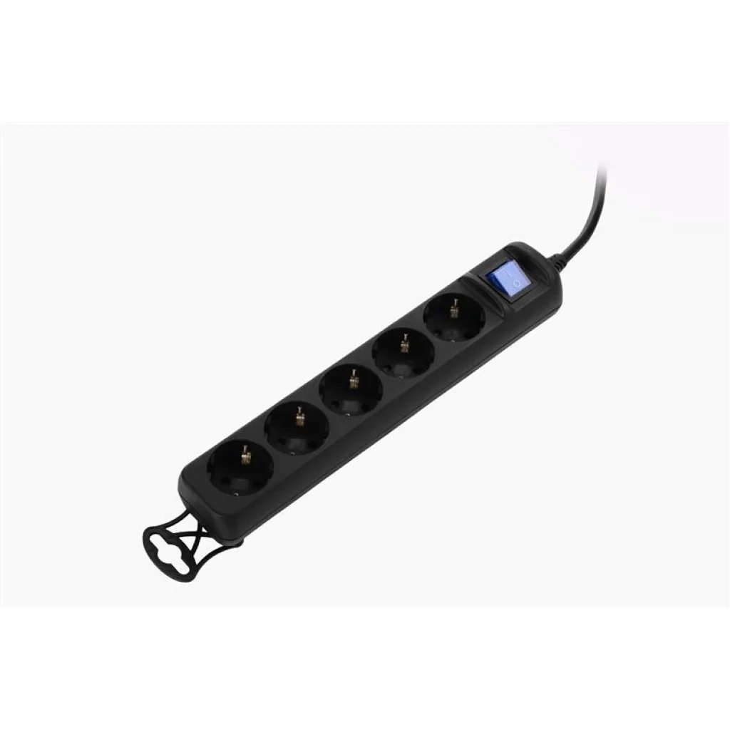 Фильтр питания 2E (2E-U05ES15M1.5BK) 5хSchuko, 1.5 м, черный UA