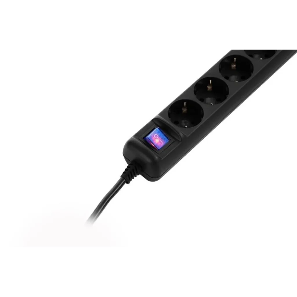 Фильтр питания 2E (2E-U05ES15M1.5BK) 5хSchuko, 1.5 м, черный UA