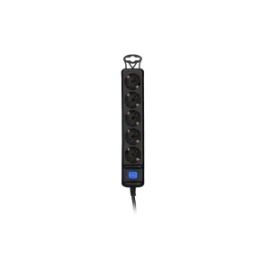 Фильтр питания 2E (2E-U05ES15M1.5BK) 5хSchuko, 1.5 м, черный UA