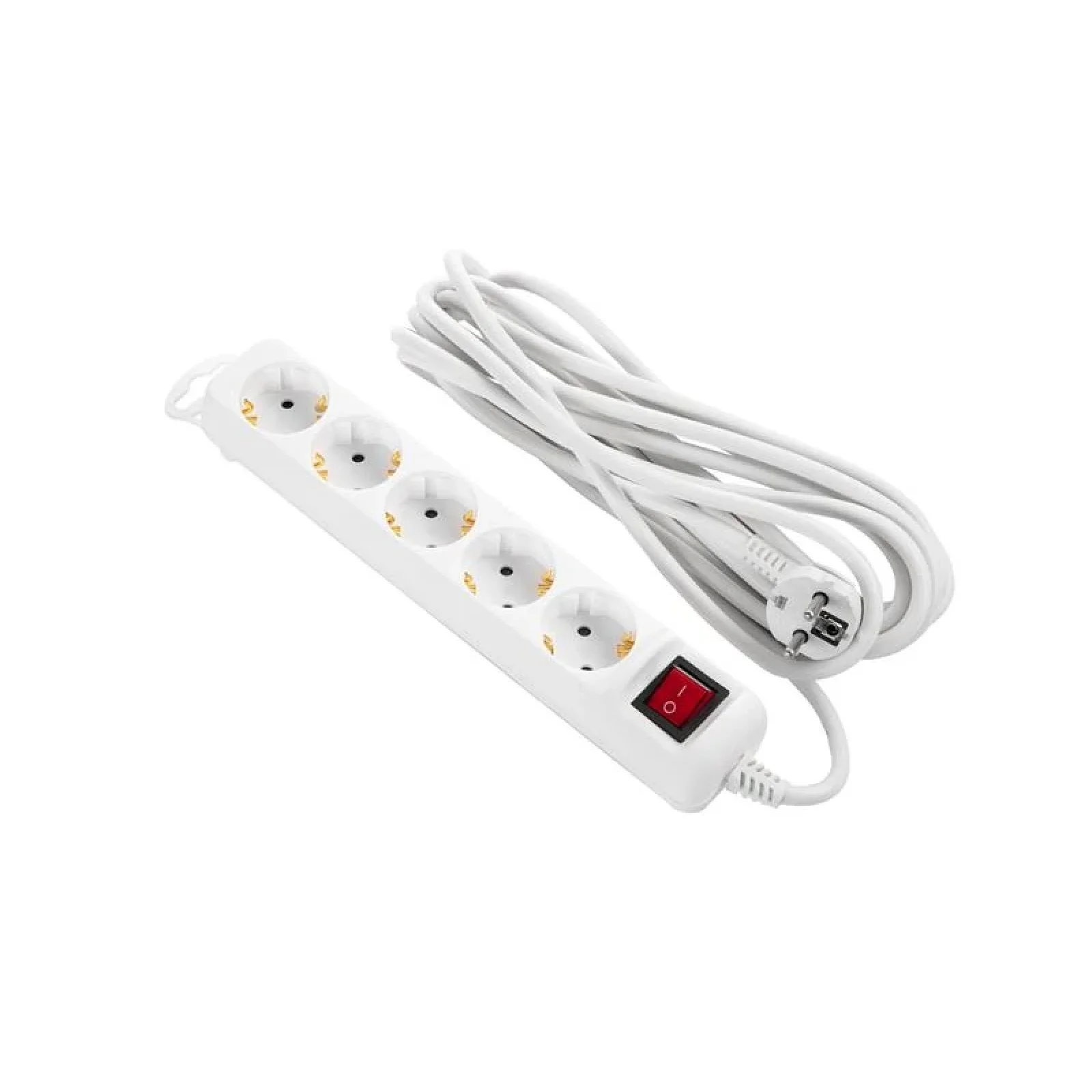 Фильтр питания 2E (2E-U05ES15M5) 5хSchuko, 5 м, белый UA