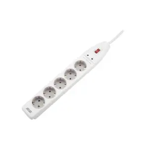 Мережевий фільтр 2E 5хSchuko, 2 м (2E-SP515M2WH) UA